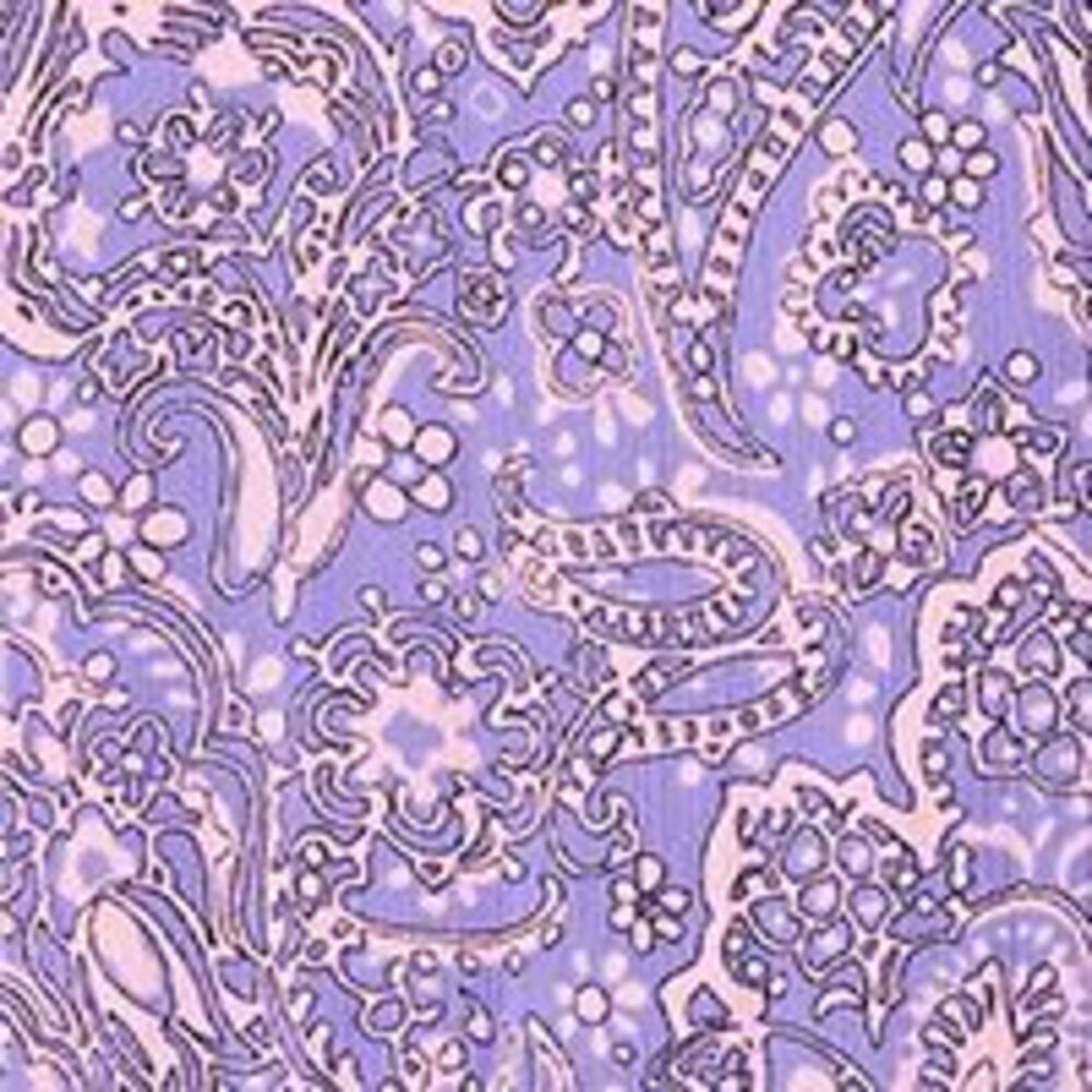 VINCE CAMUTO Womens Purple Lined Pullover Lace-up Sleeve Split Short Dress XS - Picture 4 of 4